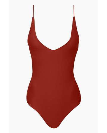 Lyst - Aila Blue Mickey Plunging One Piece Swimsuit - Canyon in Red