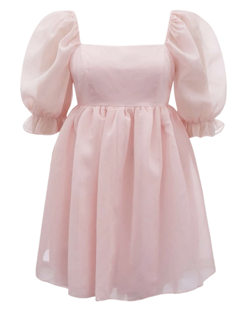 bubble gum pink dress