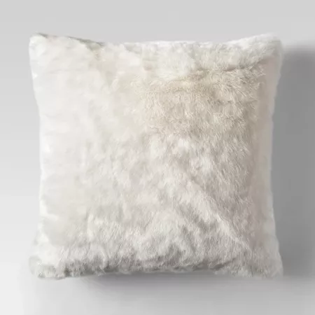 Faux Fur Oversized Throw Pillow - Threshold : Target
