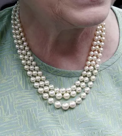 Pearly Queen: Elizabeth II’s Signature Three-Stranded Pearl Necklaces