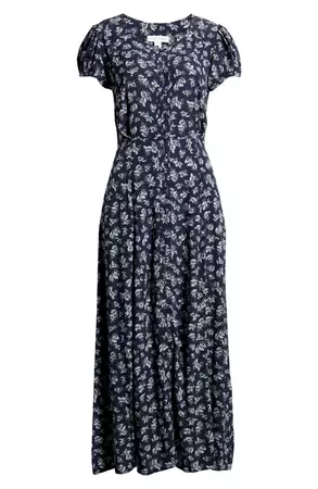 Treasure & Bond Floral Woven Maxi Dress | Nordstrom
