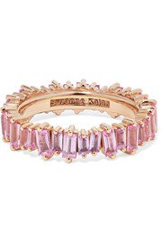 Suzanne Kalan | 18-karat rose gold, sapphire and diamond ring | NET-A-PORTER.COM