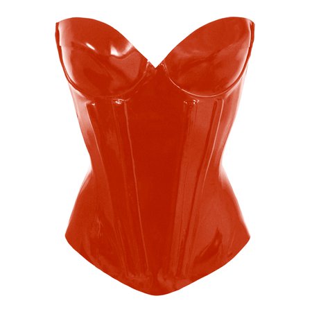 *clipped by @luci-her* Couture Latex Candy Cup Corset | Atsuko Kudo