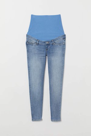 MAMA Skinny Ankle Jeans - Blue