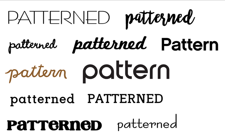 Patterned Words