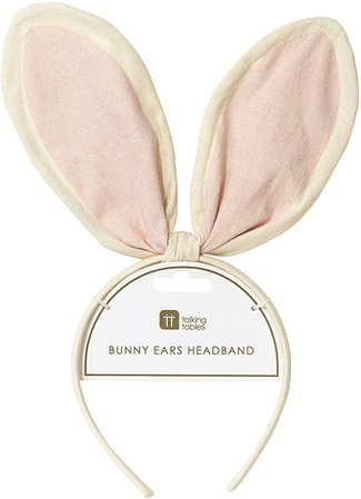 Amazon.com: Talking Tables TSBUNNY-BUNNYEARS Truly Bunny Ears Headband, One, Multicolour : Toys & Games