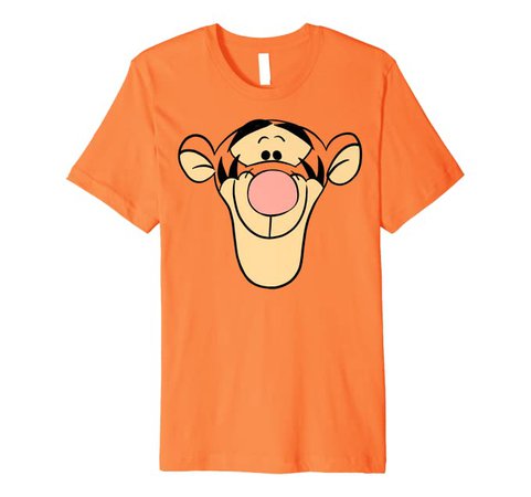 Amazon.com: Disney Winnie The Pooh Tigger Large Face Premium T-Shirt: Clothing