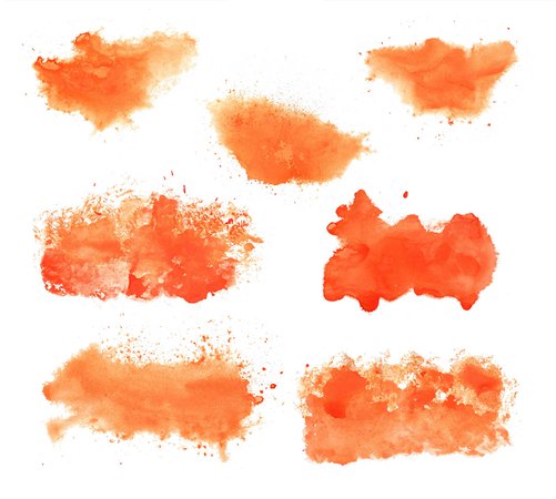 7 Orange Watercolor Background (JPG) | OnlyGFX.com