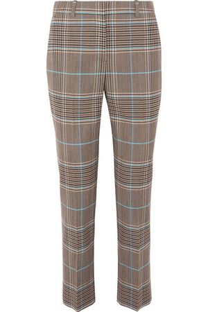 Givenchy | Checked wool-blend straight-leg pants | NET-A-PORTER.COM