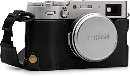 MegaGear MG1894 Ever Ready Genuine Leather Camera Half Case Compatible with Fujifilm X100V - Black : Amazon.ca: Electronics