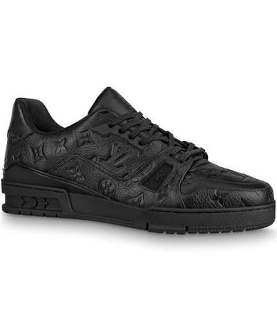 black leather louis vuitton sneakers - Google Search