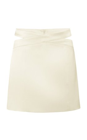 Monteria Wrap-Detailed Mini Skirt by Gauge81 | Moda Operandi