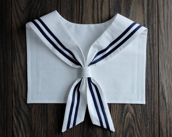 White Sailor Collar