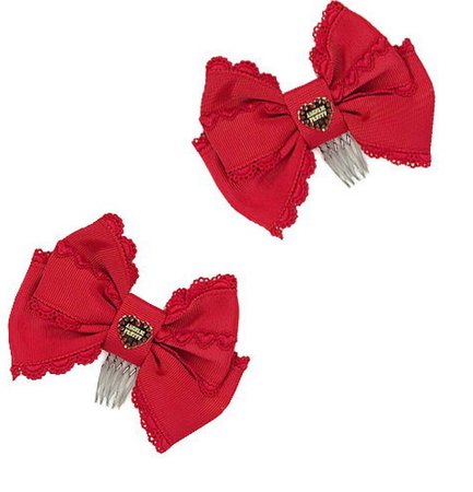 AP RED BOW COMBS