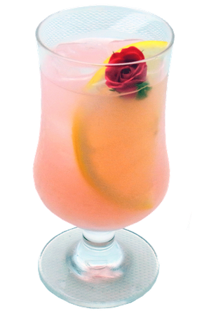 rose and lemon drink