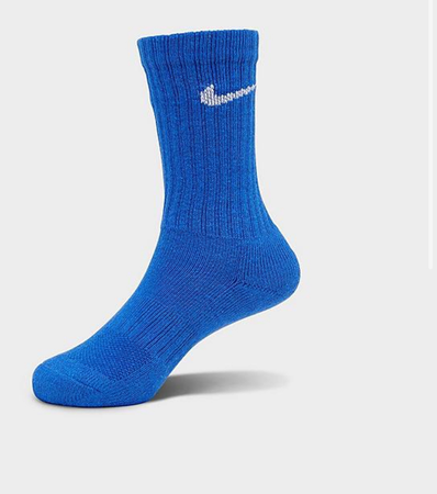 blue Nike sock
