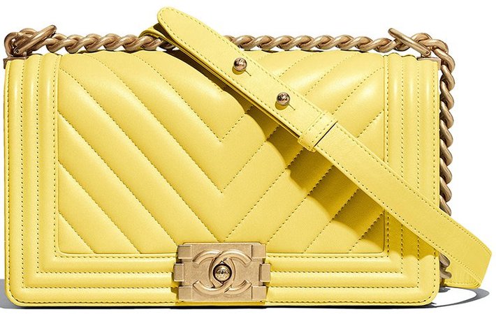 Chanel purse (yellow)