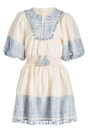 Tassel-Trimmed Mini Dress Gr. 1