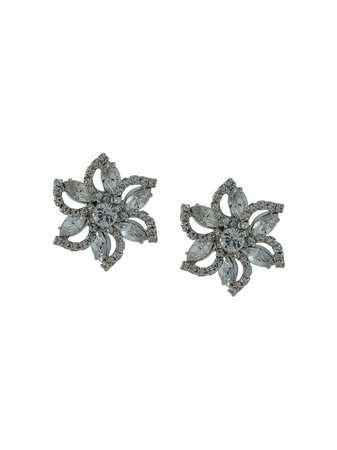 Jennifer Behr Cece crystal-embellished earrings - FARFETCH