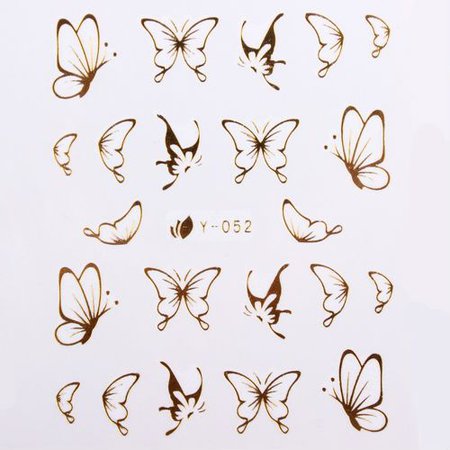 gold butterfly outline - Google Search