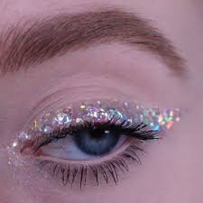 clear crystal glittereye makeup - Google Search