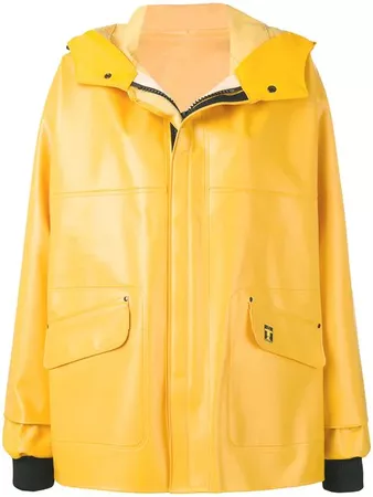 Paco Rabanne printed logo raincoat $461 - Buy Online - Mobile Friendly, Fast Delivery, Price