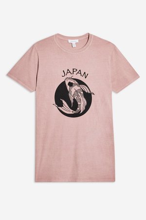 Japan Koi T-Shirt | Topshop pink