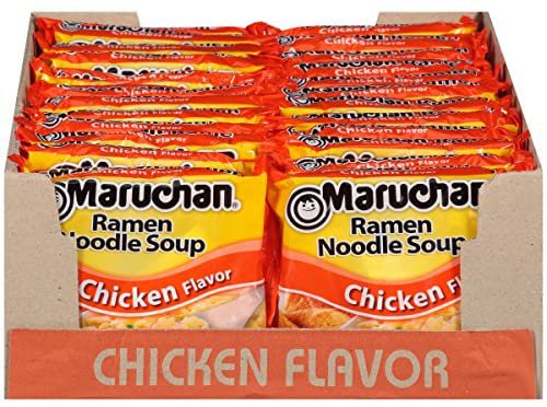 Amazon.com : Maruchan Ramen Chicken, 3.0 Oz, Pack of 24 : Grocery & Gourmet Food