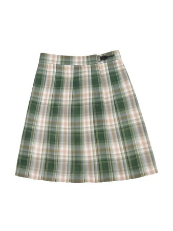 green pencil skirt
