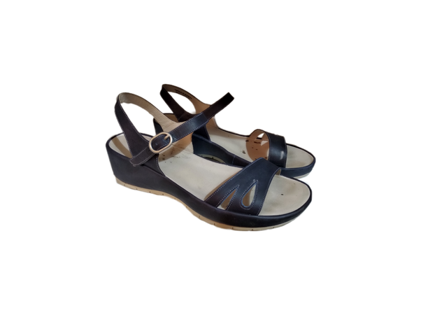 blue navy sandals