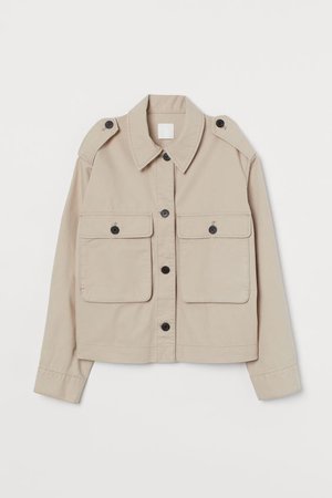 Straight-cut Jacket - Beige - Ladies | H&M CA