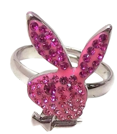 pink playboy bunny ring