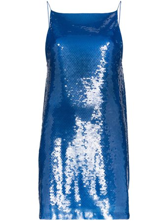 Eckhaus Latta Sequinned Mini Dress - Farfetch