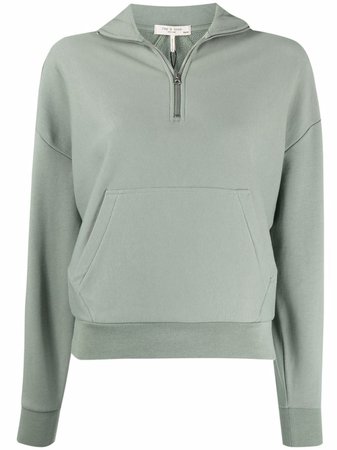 Rag & Bone zipped pullover sweatshirt - FARFETCH