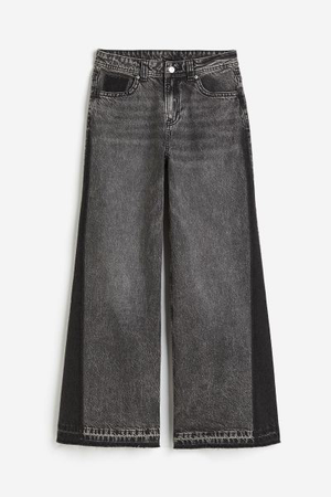 h & m black striped jeans