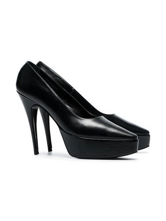 Dorateymur black nancy spungen 120 patent leather pumps $220 - Buy AW18 Online - Fast Global Delivery, Price