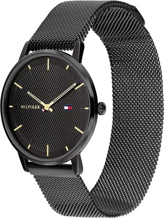 Tommy Hilfiger Men's Quartz Stainless Steel and Mesh Bracelet Casual Watch