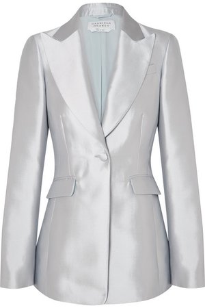 Gabriela Hearst | Serge silk and wool-blend blazer | NET-A-PORTER.COM