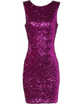 Jane Norman Sequin Dress in Purple
