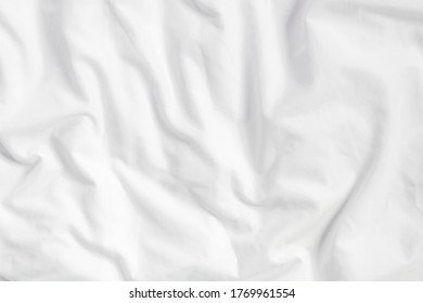 Creased White Cloth Material Fragment Background Stock Photo (Edit Now) 261285977