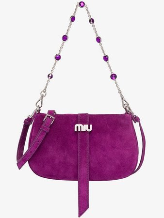 Miu Miu Suede shoulder bag