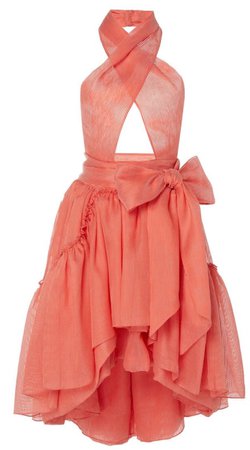 sheer dress (peach)