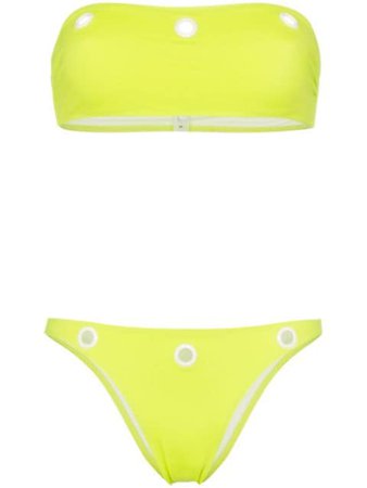 Solid & Striped Solid & Striped The Annabelle Eyelet Detail Bikini - Farfetch