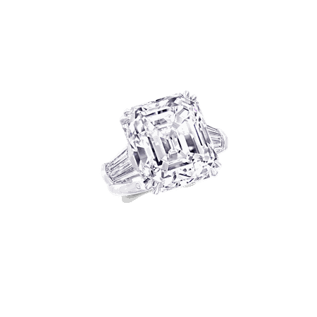 Emerald Cut Diamond Ring, 20.88 ct D Flawless emerald cut diamond | Graff