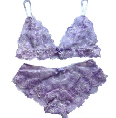 Moondust Intimates Lavender Lace Lingerie Set