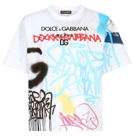 Dolce Gabbana Graffiti Print