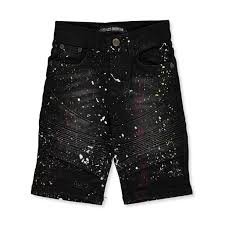 splatter paint shorts black - Google Search
