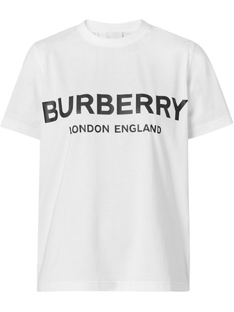Burberry Logo Print T-shirt - Farfetch