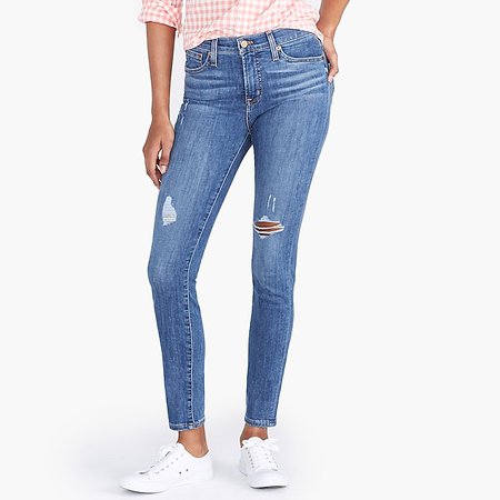 9" high-rise skinny jean with distressed details : FactoryWomen 9" High Rise Skinny | Factory