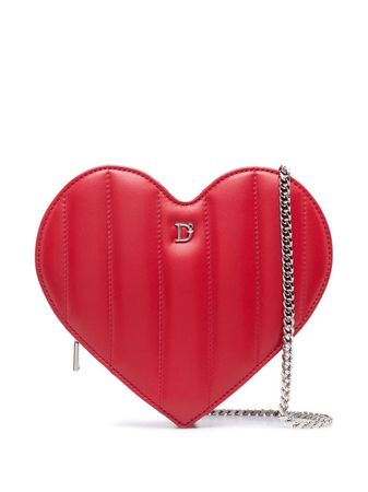 Dsquared2 heart-shaped crossbody bag